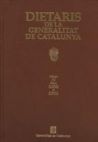 DIETARIS GENERALITAT CATALUNYA V. IX 1686-1701 (PELL) | 9788439369233