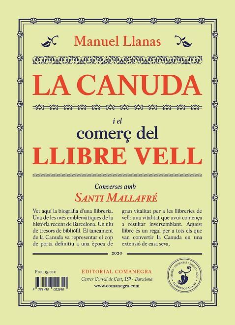 CANUDA I EL COMERÇ DEL LLIBRE VELL, LA | 9788418022401 | LLANAS, MANUEL
