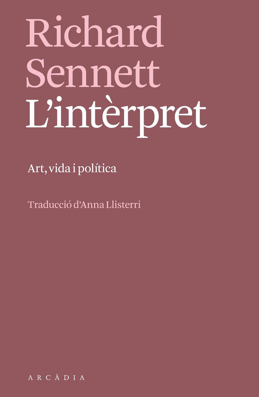 INTÈRPRET, L' (CAT) | 9788412745757 | SENNETT, RICHARD