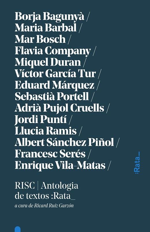 RISC. ANTOLOGIA DE TEXTOS | 9788494489129 | AAVV