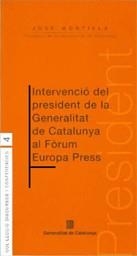 INTERVENCIO DEL PRESIDENT DE LA GENERALITAT DE CATALUNYA | 9788439374787 | MONTILLA, JOSE