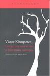 LITERATURA UNIVERSAL, LITERATURA EUROPEA | 9788492649617 | KLEMPERER, VICTOR