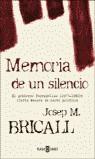 MEMORIA DE UN SILENCIO. EL GOBIERNO TARRADELLAS (1977-1980) | 9788401378218 | BRICALL, JOSEP M.