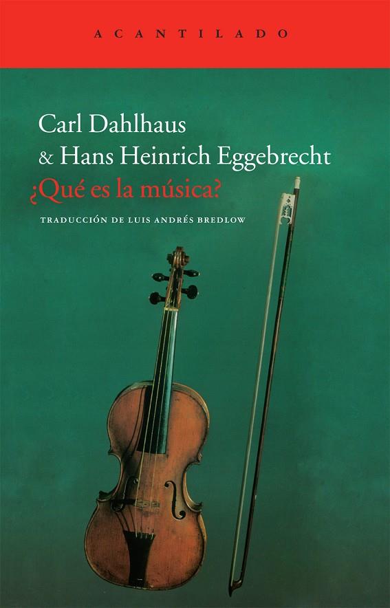 ¿QUE ES LA MUSICA? | 9788415277576 | DAHLHAUS, CARL