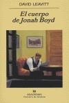 CUERPO DE JONAH BOYD, EL | 9788433970862 | LEAVITT, DAVID