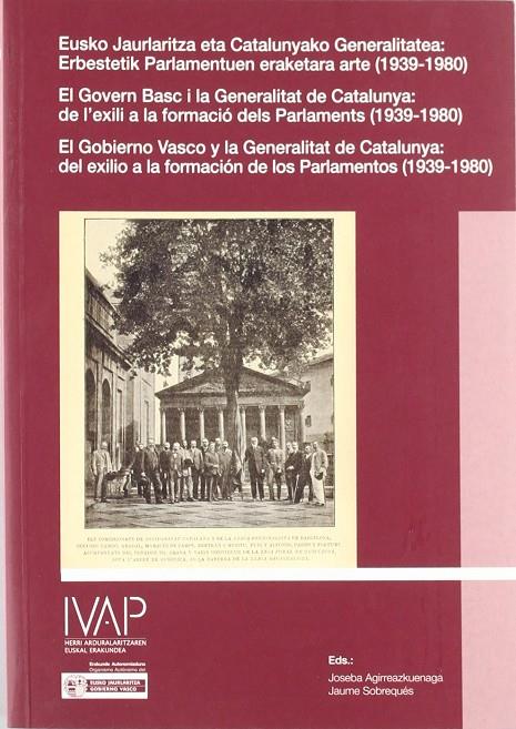 GOVERN BASC I LA GENERALITAT DE CATALUNYA: DE L'EXILI..... | 9788477773108 | SOBREQUES, JAUME; AGIRREAZKUENAGA, JOSEBA