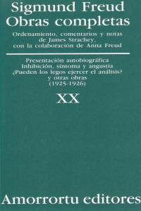 O.C. FREUD 20: PRESENTACION AUTOBIOGRAFICA. INHIBICION, SINT | 9789505185962 | FREUD, SIGMUND