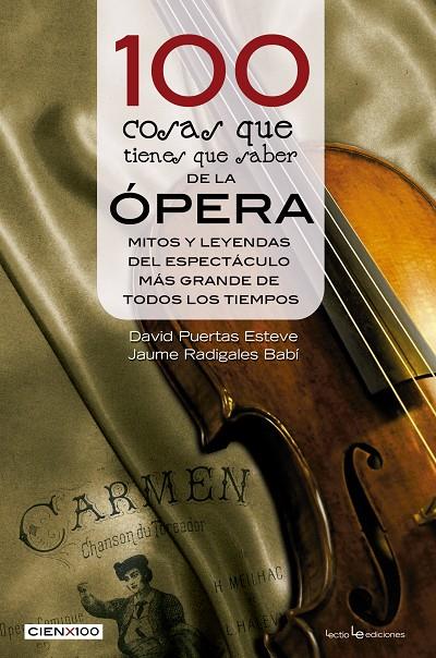 100 COSAS QUE TIENES QUE SABER DE LA OPERA | 9788416012633 | PUERTAS, DAVID; RADIGALES, JAUME