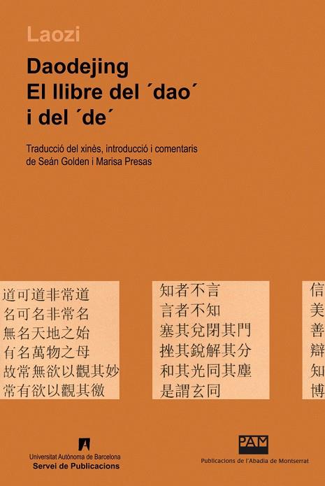 DAODEJING : EL LLIBRE DEL "DAO" I DEL "DE" | 9788484158028 | LAO-TSE