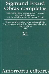 O.C. FREUD 11: CINCO CONFERENCIAS SOBRE PSICOANALISIS | 9789505185870 | FREUD, SIGMUND