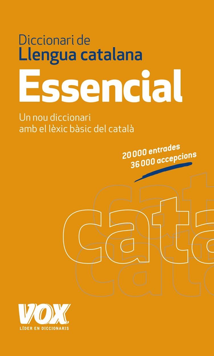 DICCIONARI DE LLENGUA CATALANA ESSENCIAL | 9788499740324 | AAVV