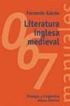 LITERATURA INGLESA MEDIEVAL | 9788420686417 | GALVAN REULA, FERNANDO