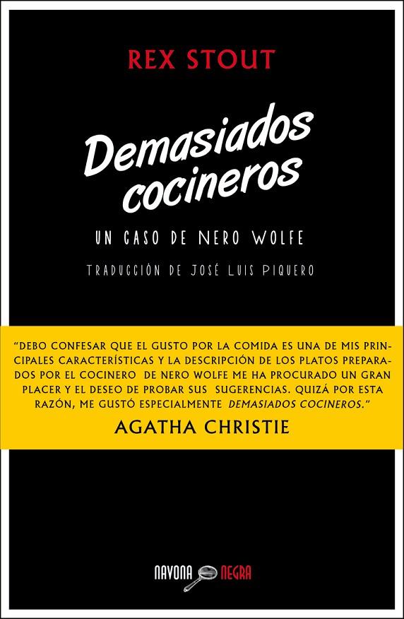 DEMASIADOS COCINEROS. UN CASO DE NERO WOLFE | 9788416259052 | STOUT, REX