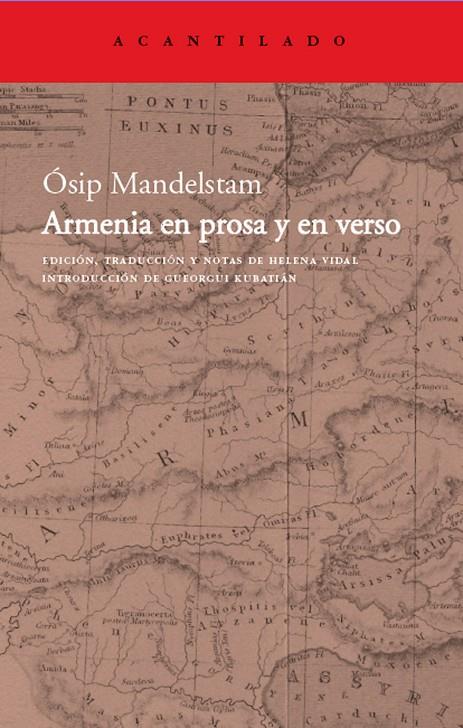 ARMENIA EN PROSA Y EN VERSO | 9788415277361 | MANDELSTAM, OSIP