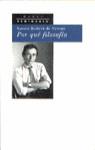 POR QUE FILOSOFIA | 9788429730852 | RUBERT DE VENTOS, XA