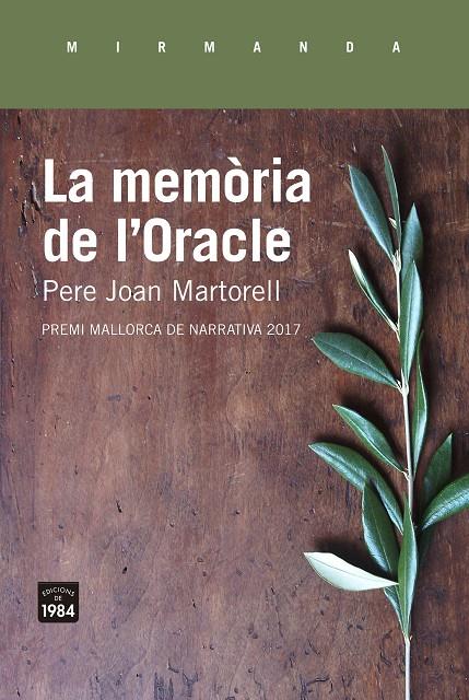 MEMORIA DE L'ORACLE, LA | 9788416987375 | MARTORELL, PERE JOAN