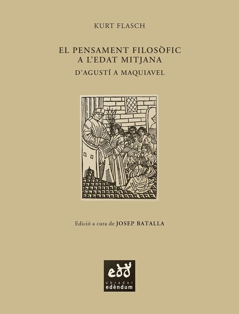 PENSAMENT FILOSOFIC A L'EDAT MITJANA, EL. D'AGUSTI A MAQUIAV | 9788493443436 | BATALLA, JOSEP (ED.)