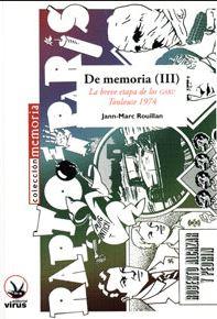 DE MEMORIA (III): LA BREVE ETAPA DE LOS GARI: TOULOUSE 1974 | 9788492559602 | ROUILLAN, JANN-MARC