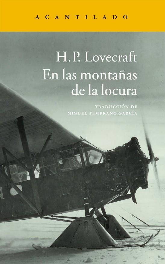 EN LAS MONTAÑAS DE LA LOCURA | 9788416011001 | LOVECRAFT, H. P.