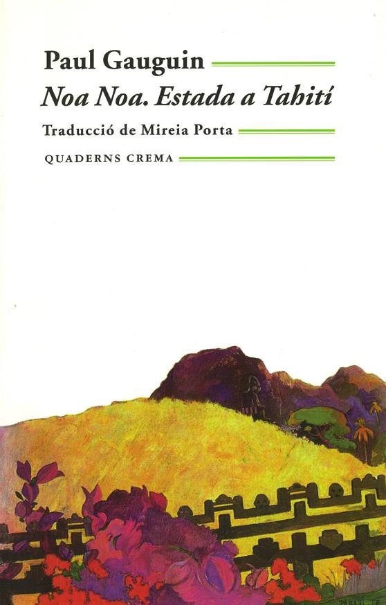 NOA NOA : ESTADA A TAHITI | 9788477273400 | GAUGUIN, PAUL (1848-1903)