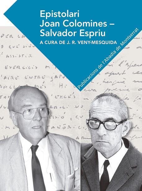 EPISTOLARI JOAN COLOMINES - SALVADOR ESPRIU | 9788491910305 | VENY-MESQUIDA, J. R. (ED.)