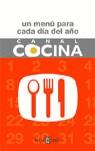 MENU PARA CADA DIA DEL AÑO, UN (CANAL COCINA) | 9788401379307 | CANAL COCINA