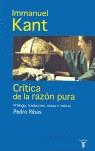 CRITICA DE LA RAZON PURA | 9788430605941 | KANT, IMMANUEL