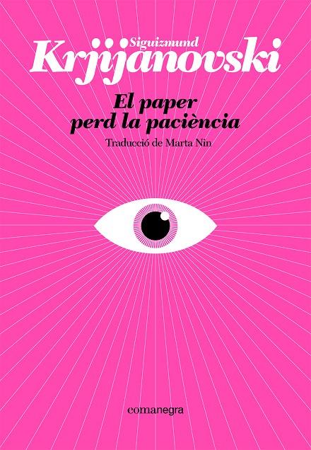 PAPER PERD LA PACIÈNCIA, EL | 9788410161214 | KRJIJANOVSKI, SIGUIZMUND