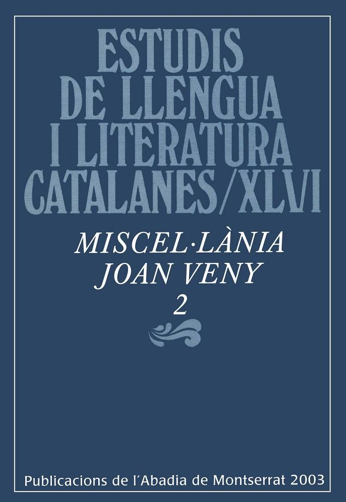 MISCEL.LANIA JOAN VENY 2 | 9788484155119 | VENY, JOAN