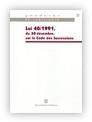 LOI 40/1991 DU 30 DECEMBRE, SUR LE CODE DES SUCCES | 9788439351108 | GENERALITAT CATALUÑA