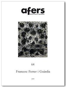 REVISTA AFERS 64: FRANCESC FERRER I GUARDIA | 9788492542185 | VVAA