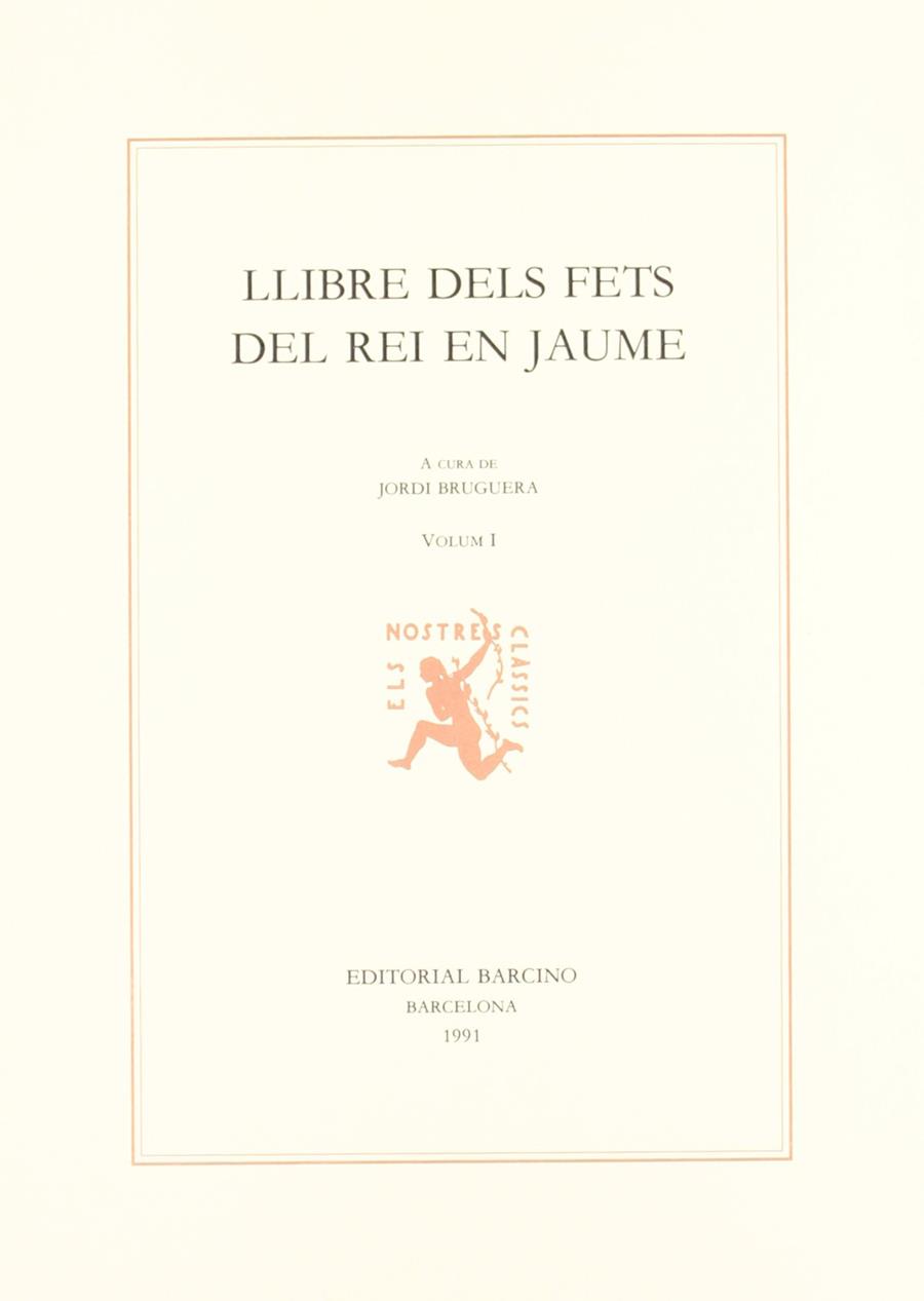 LLIBRE DELS FETS DEL REI EN JAUME (2 VOL) | 9788472266339 | JAUME I, REI D'ARAGO