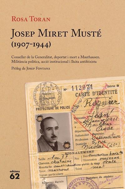 JOSEP MIRET MUSTE (1907-1944) | 9788429776188 | TORAN, ROSA 