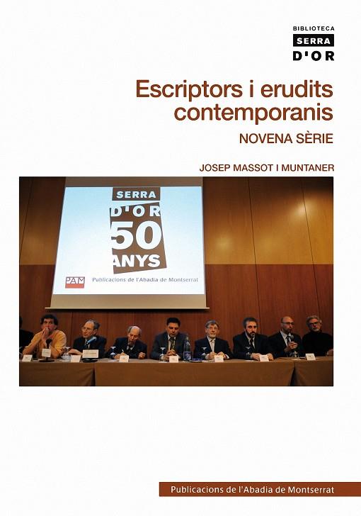 ESCRIPTORS I ERUDITS CONTEMPORANIS. NOVENA SERIE | 9788498832495 | MASSOT I MUNTANER, JOSEP