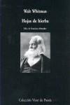 HOJAS DE HIERBA | 9788475221069 | WHITMAN, WALT (1819-1892)